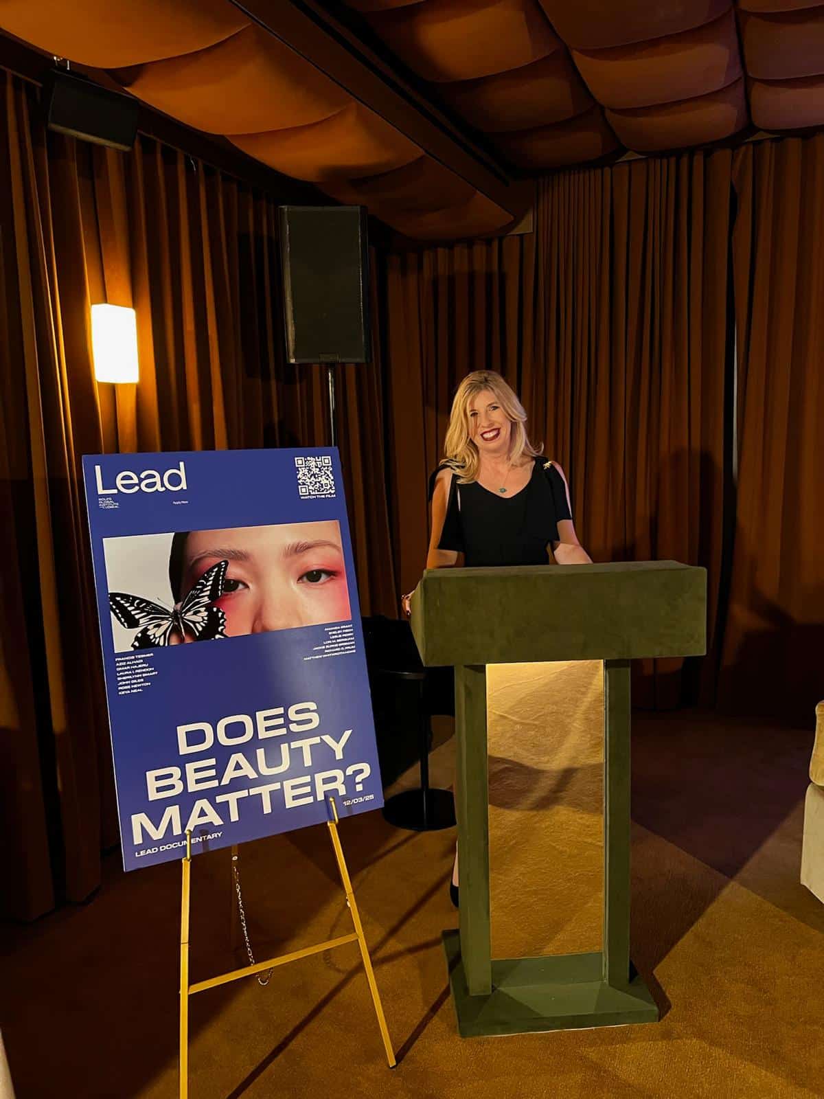 Jeanniey Walden Emceeing The Lead Event In New York City